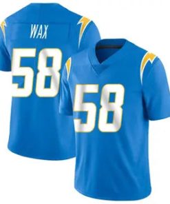 Marlowe Wax Los Angeles Chargers Nike Team Game Jersey -  Powder Blue