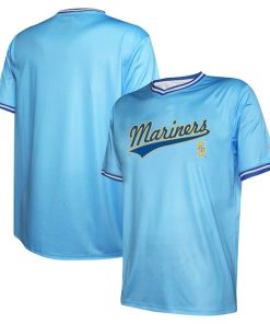 Seattle Mariners Stitches Cooperstown Collection Team Jersey - Light Blue