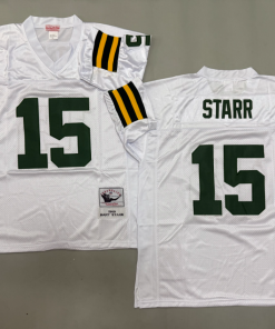 Bart Starr Green Bay Packers Authentic Throwback Retired Player Jersey