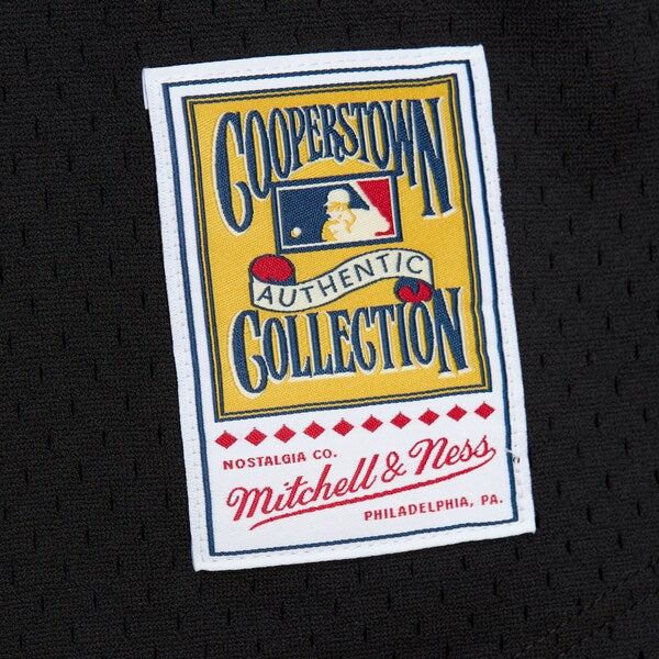 Ken Griffey Jr. Cincinnati Reds Cooperstown Collection Mesh Batting Practice Button-Up Jersey? - Black - Image 5