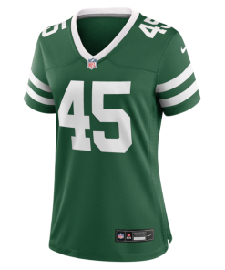 Alternative view of Mark Robinson New York Jets Nike Women's Team Game Jersey - Legacy Green