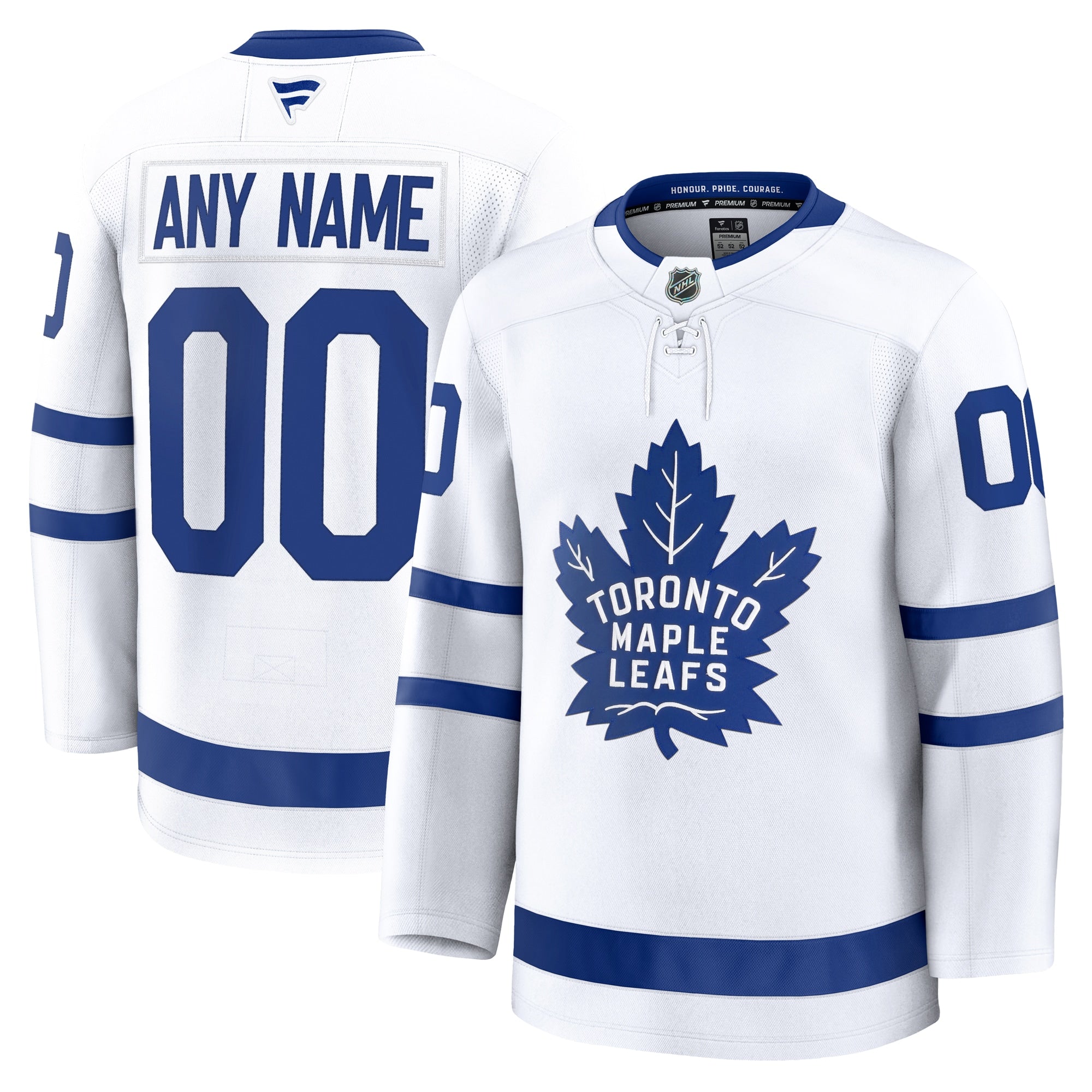 Toronto Maple Leafs x drew house Alternate Premium Custom Jersey - Black/Blue/White - Image 4