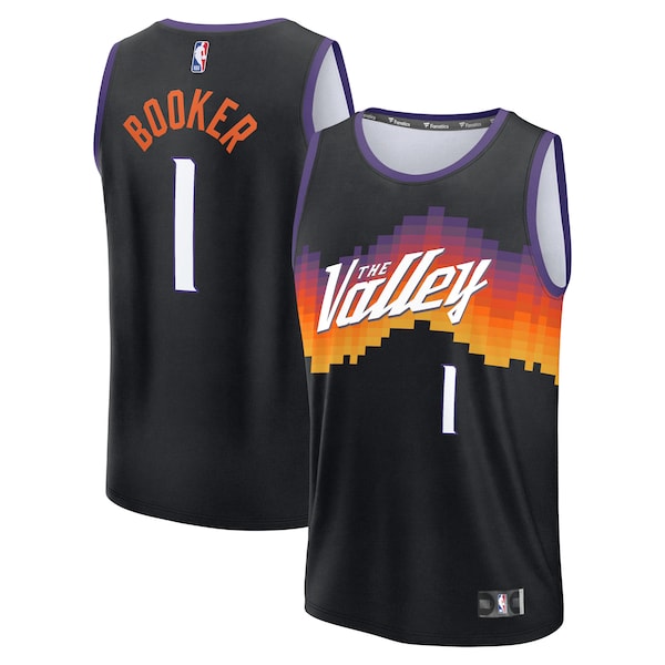 Devin Booker Phoenix Suns 2025/26 City Edition Fast Break Jersey - Black