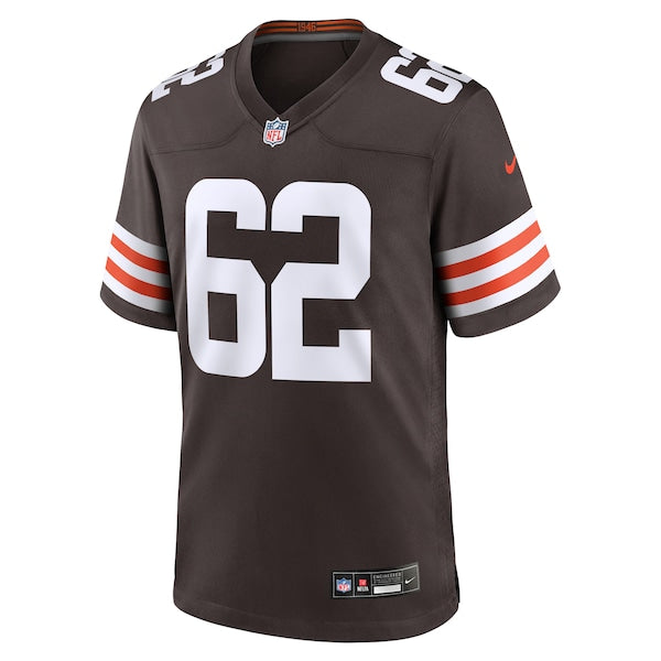 Justin Osborne Cleveland Browns Nike Team Game Jersey - Brown - Image 2