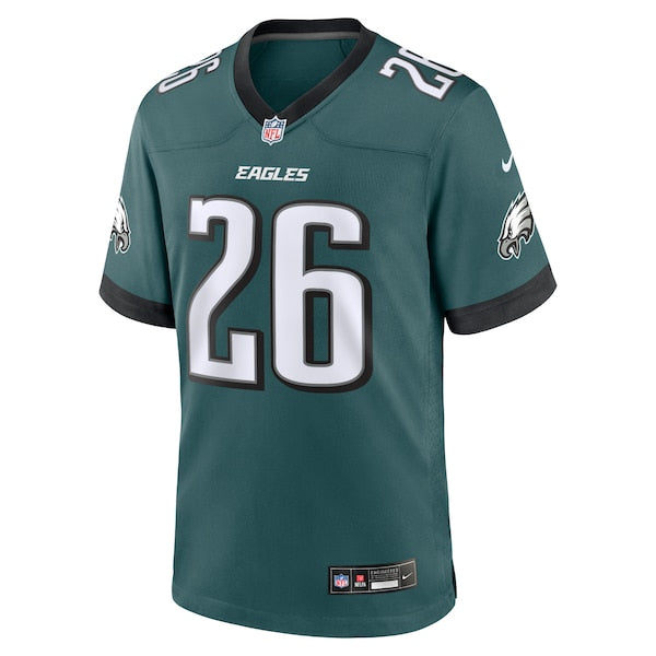 Saquon Barkley Philadelphia Eagles Nike Game Player Jersey - Midnight Green - Image 2