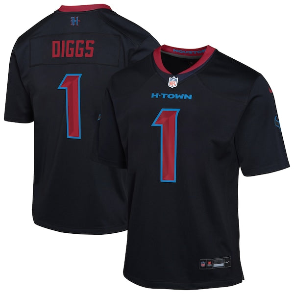 Stefon Diggs Houston Texans Nike Youth Alternate Player Game Jersey - Navy