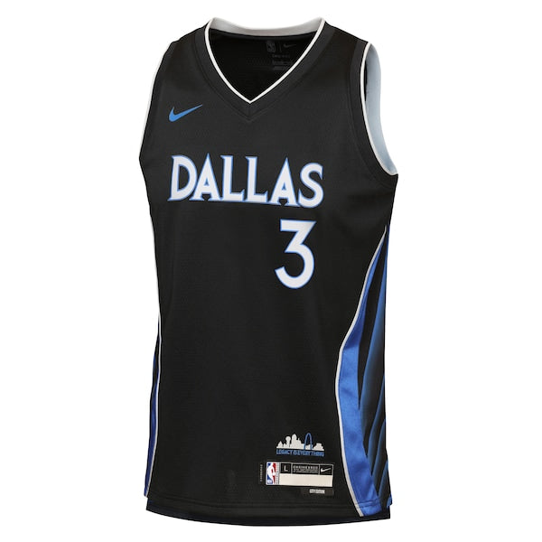 Anthony Davis Dallas Mavericks Nike Youth 2025/26 City Edition Swingman Jersey - Black - Image 2