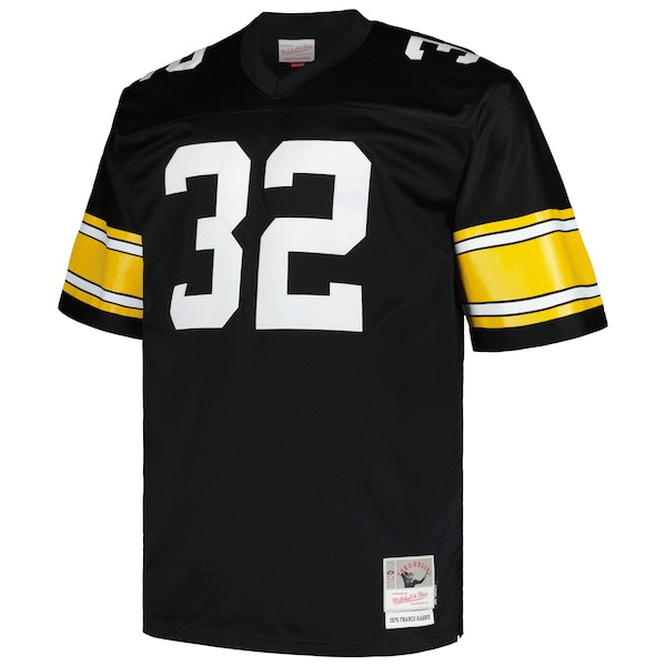 Franco Harris Pittsburgh Steelers Big & Tall 1976 Legacy Retired Player Jersey - Black/White - Image 3