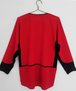 Alternative view of Manchester United Long Sleeve 2002-04 Home Vintage Jersey