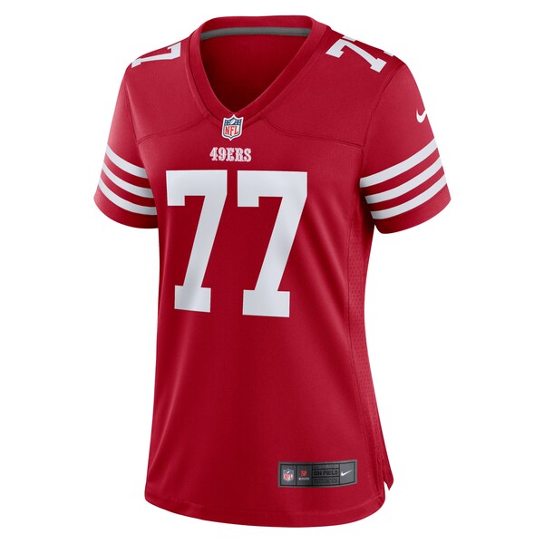 Dominick Puni San Francisco 49ers Nike Women's Team Game Jersey - Scarlet - Image 2
