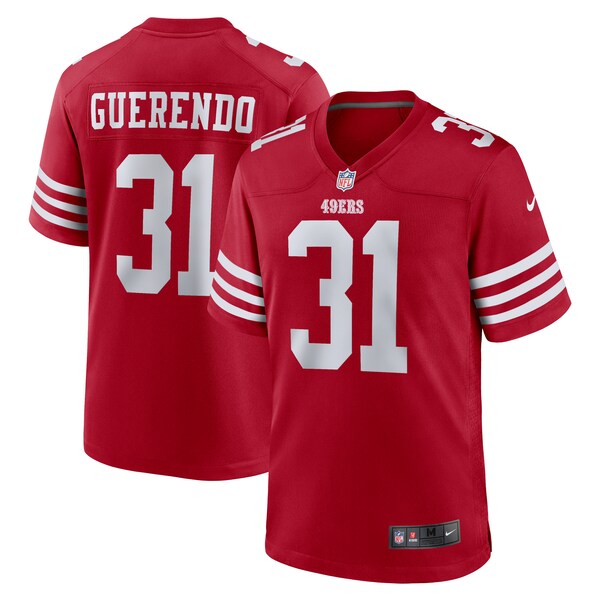 Isaac Guerendo San Francisco 49ers Nike Game Jersey - Scarlet - Image 2