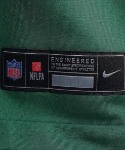 Alternative view of Wes Schweitzer New York Jets Nike Team Game Jersey - Legacy Green