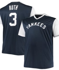 Babe Ruth New York Yankees Cooperstown Collection Replica Player Jersey - Navy/White