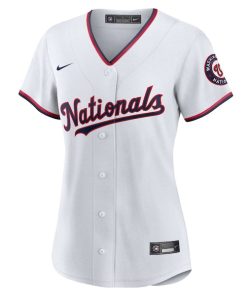 Alternative view of Washington Nationals Nike Women's Home Replica Team Jersey - White