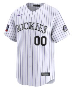 Alternative view of Colorado Rockies Nike 2024 MLB World Tour Mexico City Series Home Limited Pick-A-Player Jersey?¨C White