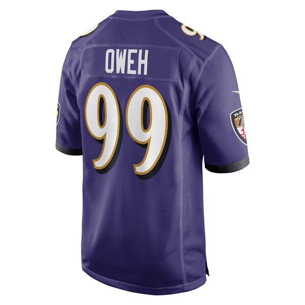 Odafe Oweh Baltimore Ravens Nike Game Jersey - Purple - Image 3
