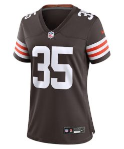Alternative view of Raheim Sanders Cleveland Browns Nike Women's Team Game Jersey -  Brown
