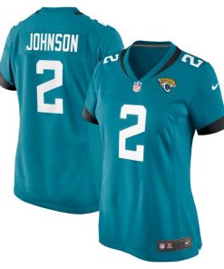 D'Ernest Johnson Jacksonville Jaguars Nike Women's  Game Jersey -  Teal