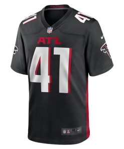 Alternative view of Lukas Denis Atlanta Falcons Nike  Game Jersey -  Black