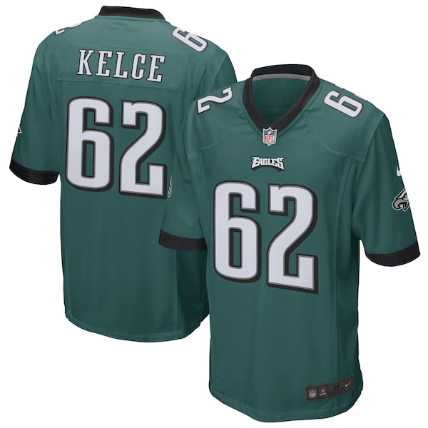 Jason Kelce Philadelphia Eagles Nike Game Jersey - Midnight Green/Kelly Green