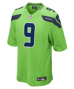 Alternative view of Kenneth Walker III Seattle Seahawks Nike  Game Jersey - Neon Green