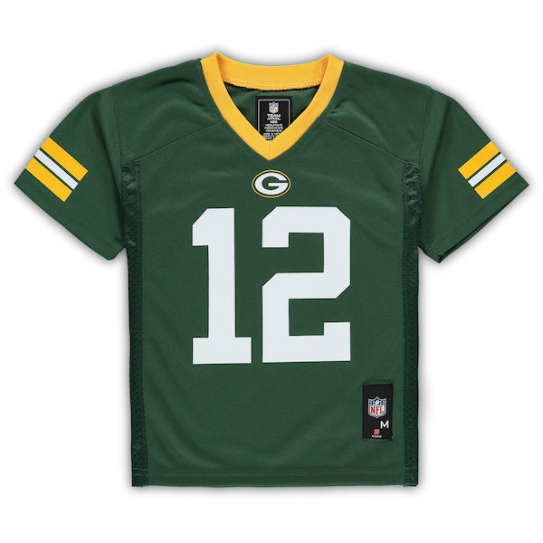 Aaron Rodgers Green Bay Packers Preschool Replica Player Jersey - Green - Image 2