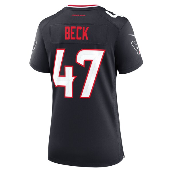 Andrew Beck Houston Texans Nike Women's Team Game Jersey - Navy - Image 3