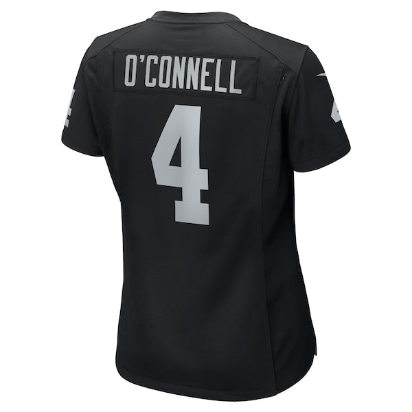 Aidan O'Connell Las Vegas Raiders Nike Women's Game Jersey - Black - Image 3