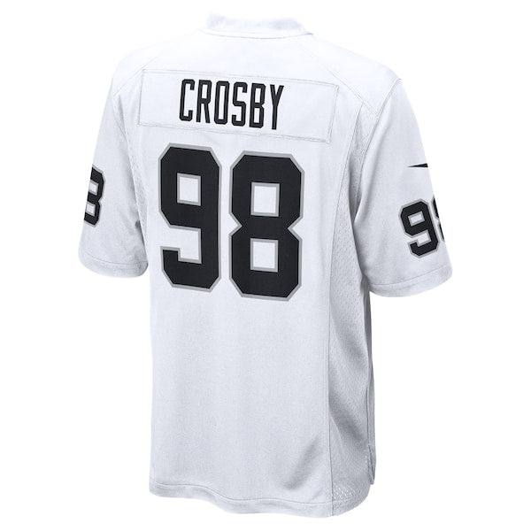Maxx Crosby Las Vegas Raiders Nike Game Jersey - White - Image 3