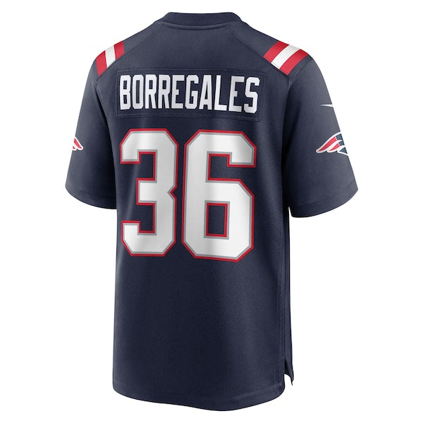 Andres Borregales New England Patriots Nike Team Game Jersey - Navy - Image 3