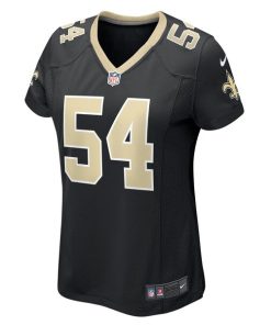 Alternative view of Jaylon Smith New Orleans Saints Nike Women's Team Game Jersey -  Black