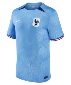 Alternative view of France Women's National Team Nike 2023 Home Stadium Replica Jersey - Blue