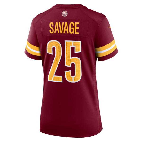 Darnell Savage Washington Commanders Nike Women's Team Game Jersey - Burgundy - Image 3
