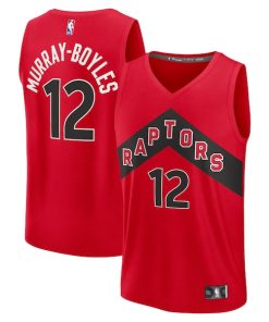 Collin Murray-Boyles Toronto Raptors  2025 NBA Draft First Round Pick Fast Break Replica Jersey - Icon Edition - Red
