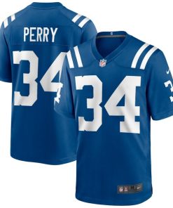 Joe Perry Indianapolis Colts Nike Game Retired Player Jersey - Royal