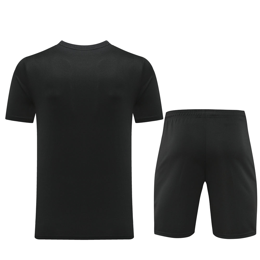 Nike Short Sleeve Training Jersey Set-ND02- Black - Image 2