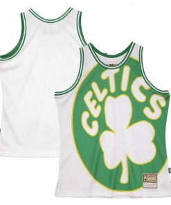 Boston Celtics Hardwood Classics Blown Out Fashion Jersey - White