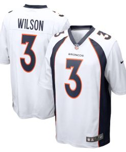 Russell Wilson Denver Broncos Nike Game Jersey - White/Navy/Orange