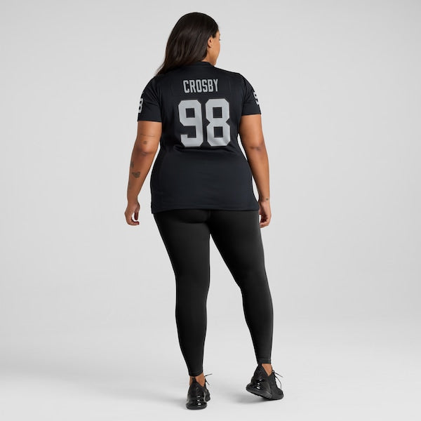 Maxx Crosby Las Vegas Raiders Nike Women's Jersey - Black - Image 8
