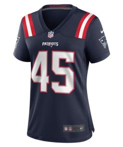 Alternative view of Chris Board New England Patriots Nike Women's Game Player Jersey - Navy