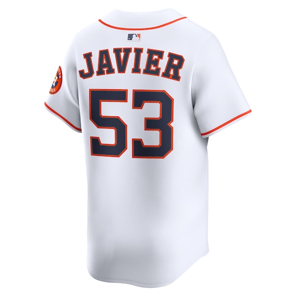 Cristian Javier Houston Astros Nike Home Limited Player Jersey - White - Image 3