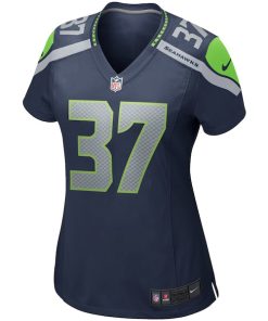 Alternative view of Shaun Alexander Seattle Seahawks Nike Women's Game Retired Player Jersey - College Navy