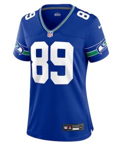 Alternative view of Will Dissly Seattle Seahawks Nike Women's Throwback Player Game Jersey - Royal