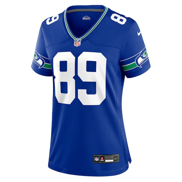 Will Dissly Seattle Seahawks Nike Women's Throwback Player Game Jersey - Royal - Image 2