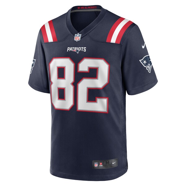 JaQuae Jackson New England Patriots Nike Game Jersey - Navy - Image 2