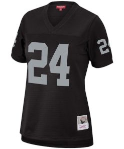 Alternative view of Charles Woodson Las Vegas Raiders Women's Legacy Replica Team Jersey - Black
