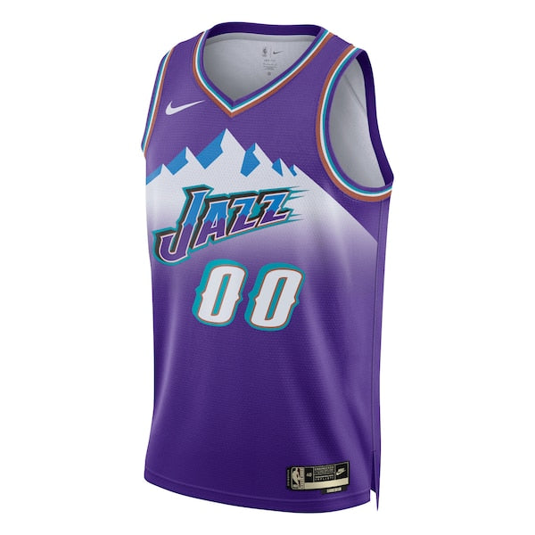 Utah Jazz Nike Unisex 2022/23 Custom Swingman Jersey - Classic Edition - Purple - Image 2