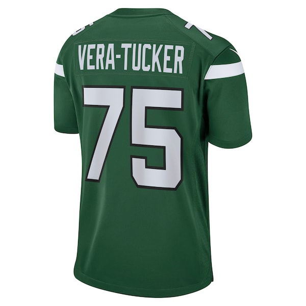 Alijah Vera-Tucker New York Jets Nike Game Player Jersey - Gotham Green/White - Image 6