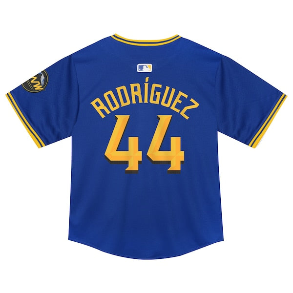 Seattle Mariners Nike Toddler City Connect Limited Player Jersey - Navy - Image 3