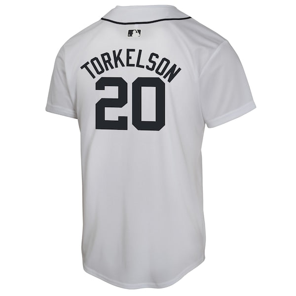Spencer Torkelson Detroit Tigers Nike Youth Home Game Player Jersey - White - Image 3